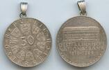 Österreich 2.Republik 1945-2001 50 Schilling Silber GS020 - National Bank 1816-1966 Austria -
