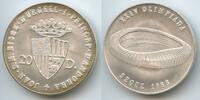 20 Diners Silber 1988 Andorra G0198 - Joan Martí i Alanis - XXIV Summer Olympics Games Seoul Fast unzirkuiert, leicht angelaufen
