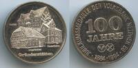 Deutschland Bundesrepublik Nordrhein-Westfalen Silbermedaille M#7348 -Netphen, Niederdielfen, Irmgarteichen - 100 Jahre Volksbank Netphen -