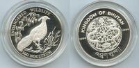 Bhutan 300 Ngultrums Silber G0073 - Kalifasan RAR Kalij pheasant Proof -