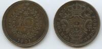 Azoren 10 Reis G7926 - Carlos I. Portuguese Administration Azores -