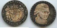 Österreich Salzburg Silbermedaille GX357 - Mozartjahr 1991 Wolfgang Amadeus Mozart 1756-1791 -