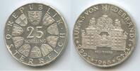 Österreich 2.Republik 25 Schilling Silber H0816 - Belvedere - 300th Anniversary of birth of Lukas von Hildebrandt Austria -