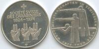 Schweiz Eidgenossenschaft Thun Bern Silbermedaille, Schützenmedaille M#5798 - Schweizerischer Schützenverein 1824-1974 Weltmeisterschaft im Schiessen -