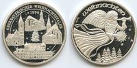 Deutschland Bundesrepublik Bayern Silbermedaille M930 - Oberbayerischer Weihnachtstaler Weihnachten Engel -