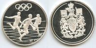 Kanada Silbermedaille M#5714 - Läufer Montreal Olympische Sommerspiele 1976 Canada -