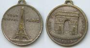 Frankreich Alte Medaille Souvenir Token G13812 - Eiffelturm Tour Eiffel - Arc de Triomphe Paris -