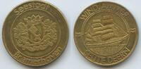 Deutschland Seestadt Bremerhaven Medaille G13745 - Windjammer Seute Deern Schiff Segelschiff -