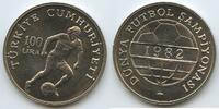 Türkei 100 Lira GS1303 - Fußball-Weltmeisterschaft 1982 Madrid Spanien World Championship Soccer -