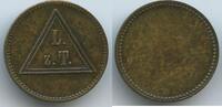Deutschland Bingen Freimaurer Studentika Wertmarke Jeton Token nd. G13874 - L.z.T. - Loge zur Treue Sehr Schön - Vorzüglich