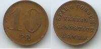 Deutsches Reich Cannstatt 10 Pfennig Wertmarke Jeton Token M#6767 - Spar & Consum Verein Cannstatt E.G.M.B.H -