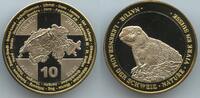Schweiz Eidgenossenschaft Medaille Probe Essai 2000 PA425 - Murmeltier Natur Lebensräume der Schweiz Unzirkuliert