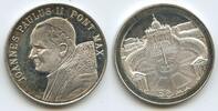 Vatikan Italien-Kirchenstaat Rom Medaille versilbert M3816 - Roma Papst Johannes Paul II. Pontifex Maximus -