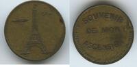 Frankreich Medaille Eiffelturm Zeppelin Flugzeug G13106 - Souvenir de mon Ascension à la Tour Eiffel France -