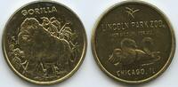 Vereinigten Staaten von Amerika Medaille Souvenir Token GY374 - Gorilla - Lincoln Park Zoo - Chicago, Illinois -
