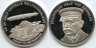 Deutschland Bundesrepublik Baden-Württemberg Silbermedaillle GS1348 - LZ 127 Graf Zeppelin Weltrundfahrt 7.August bis 4.September 1929 -