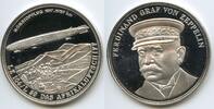 Deutschland Bundesrepublik Baden-Württemberg Silbermedaillle GS1347 - LZ 104/ L 59 Das Afrikaluftschiff Nonstopflug 1917 , 6757 km -