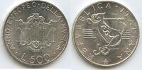 Italien Republik 500 Lire Silber M#7597 - European Year of the Music - Italy Italia -
