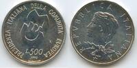 Italien Republik 500 Lire Silber M#7610 - Italian Presidency of the E.E.C. Council Italy -