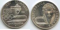 Italien Republik 500 Lire Silber M#7622 - XXV Summer Olympics 1992 Barcelona Italy -