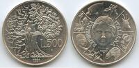 Italien Republik 500 Lire Silber 1991 R Rom M#7623 - Flora and Fauna of Italy Unzirkuiert