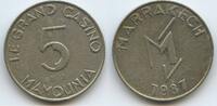 Marokko 5 Dirhams Jeton Token G15346 - Le Grand Casino La Mamounia Marrakech Morroco -