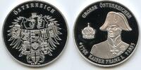 Österreich Wien Silbermedaille GB1389 - Kaiser Franz I. 1768-1835 - Grosse Österreicher -