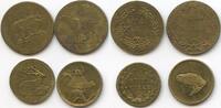 Deutschland Spielmarken Lot Jetons M#6630 - Diverse Tiere - Lot 4 Stück Rechenpfennig -