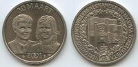 Niederlande Netherlands Medaille 30 Maart G13179 - Nationale Verlovingsmunt - Willem-Alexander - Máxima -