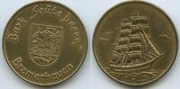 Deutschland Seestadt Bremerhaven Medaille PA401 - Windjammer Seute Deern Schiff Segelschiff -