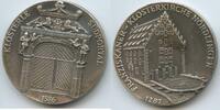 Deutschland Bundesrepublik Bayern Bronzemedaille versilbert PA409 - Franziskaner-Klosterkirche Nördlingen 1287 - Klösterle Südportal 1586 -