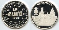 10 Euro Silbermedaille 1996 Niederlande GX001 - Rijksmuseum in Amsterdam Netherlands Pay-Bas Europa Polierte Platte, leicht angelaufen