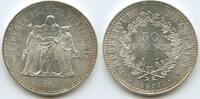 Frankreich 50 Francs Silber M#5619 - Hercules Group - Herkules, Freiheit und Gleichheit - France -
