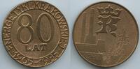 Polen Krakau Große Bronzemedaille M#0164 - 80 Lat Energetyki Krakowskiej 1905-1985 Poland -