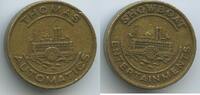 Großbritannien Great Britain United Kingdom Wertmarke Jeton Automatic Token M#6329 - Showboat Entertainments Thomas Automatics - Raddampfer -