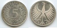 Deutschland Bundesrepublik 5 Mark Silber S0205 - Germany Federal Republic BRD -