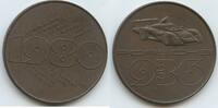 Deutschland Kalendermedaille Bronze PA666 - Porsche 936 - Feiertage 1980 -