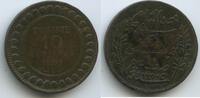 Tunesien Französisches Protektorat 10 Centimes G1411 - Muhammad al-Nasir Bey 1906-1922 Tunisia -