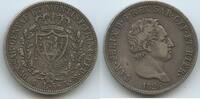 Italien Sardinien 5 Lire Silber M#2064 - Carlo Felice 1821-1831 Italy -