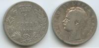 Serbien Königreich 1 Dinar Silber M#3060 - Alexander I. 1889-1902 Kingdome Serbia -