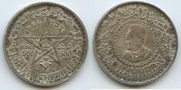 Marokko Französisches Protektorat 500 Francs Silber M#7266 - Mohammed V. 1927-1957 Morocco -
