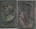 Deutsches Reich Riesen Plakette einseitig M#260e - Richard Wagner Komponist -