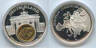 Portugal Lissabon Medaille mit 2,5 Escudos 1985 Inlay vergoldet GY1196 - Inlay-Gedenkprägung Lisboa Monumento D. Henrique - European Currencie -