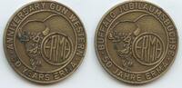 Deutschland Bundesrepublik Bayern Medaille GX898 - Buffalo Jubiläumsbüchse - Anniversary Gun Western 50 Years Erma -