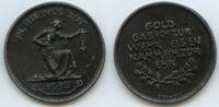 Deutsches Reich Weimar Medaille Not und Teuerung GX299 - In eiserner Zeit - Gold gab ich zur Wehr, Eisen nahm ich zur Ehr -