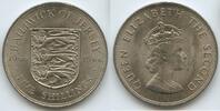 Bailiwick of Jersey 5 Shillings (Five Shilling) GS514 - Norman Conquest Elizabeth II. -