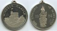 Großbritannien Great Britain United Kingdom Medaille PA552 - Windsor Castle -The Unicorn of Scotland -