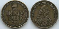 Deutschland Medaille AOK Trimmtaler 1989 GY574 - AOK Trimmtaler Bayern - Clemens Avgvstvs Bavariae Vorzüglich - Unzirkuliert