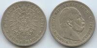 Deutsches Reich Kaiserreich Preussen 5 Mark Silber S0028 - Wilhelm I. 1861-1888 -