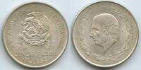 5 Pesos Silber (Cinco Pesos) 1952 M° Mexiko - Mexican Republic M#5629 - Miguel Hidalgo y Costilla - Adler & Schlange - United Mexican States Vorz...